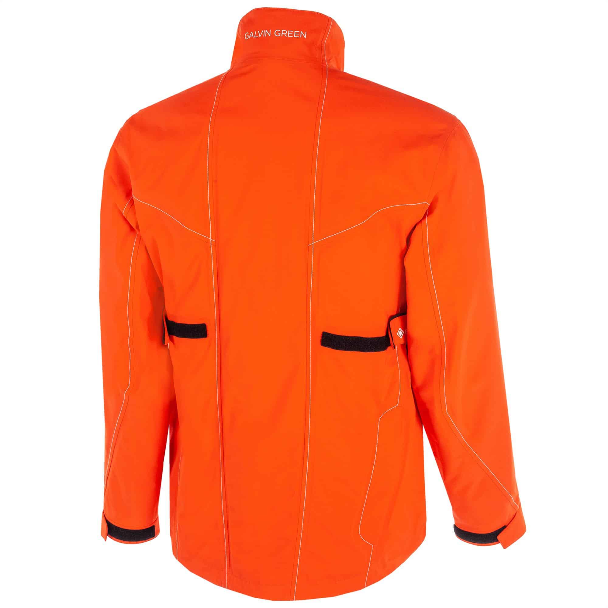 Galvin Green Apex Gore-Tex Mens Waterproof Golf Jacket Red Orange